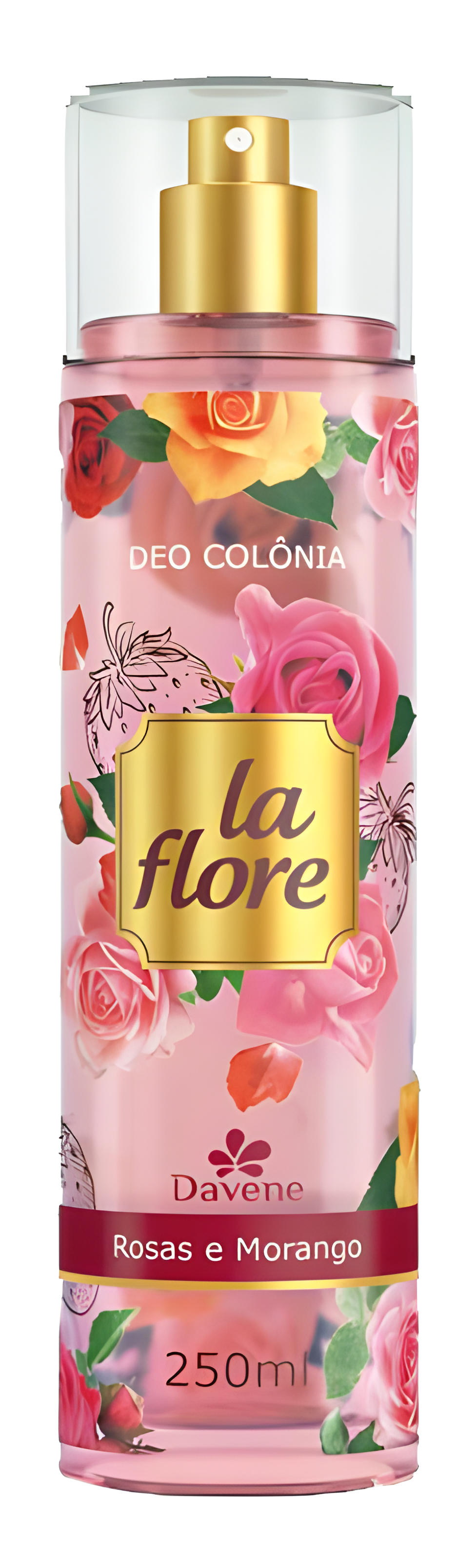 La Flore Rosas E Morango by Davene perfume bottle