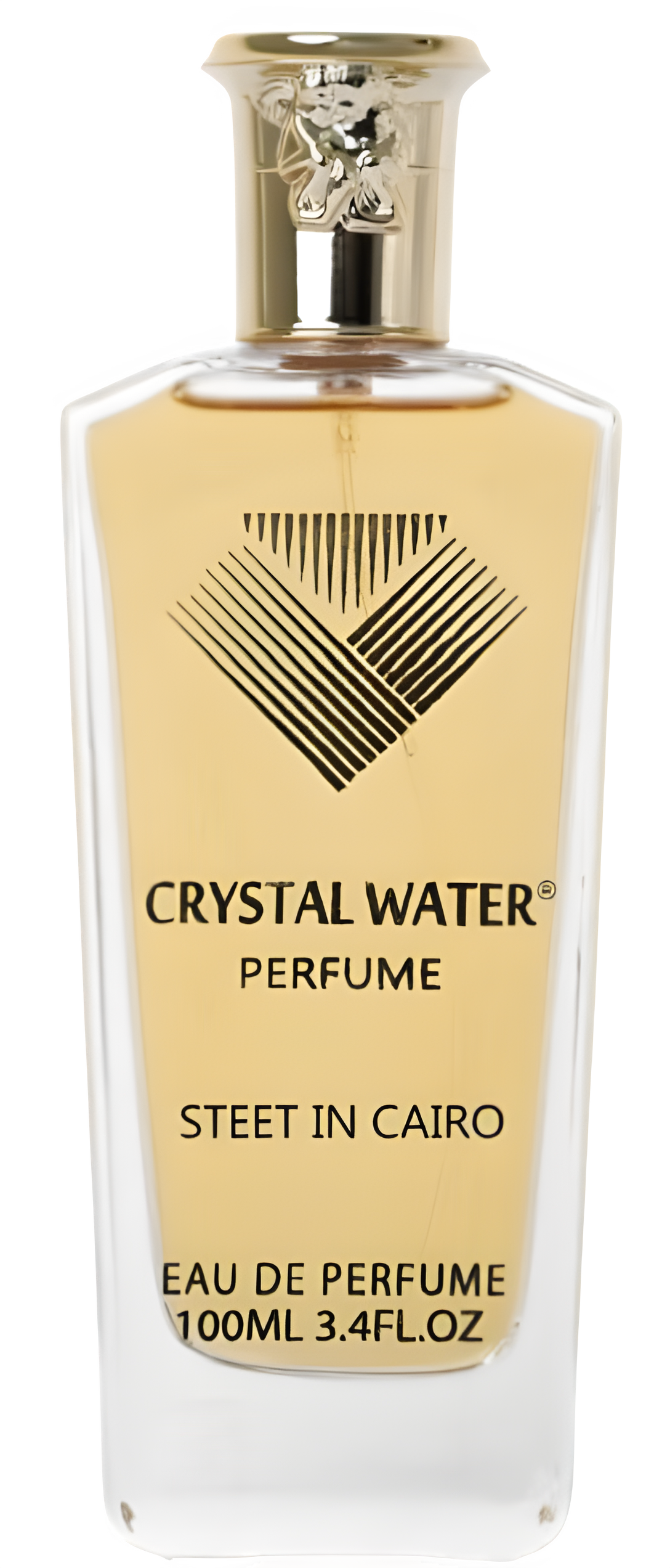 Street in Cairo by Crystal Water perfume bottle