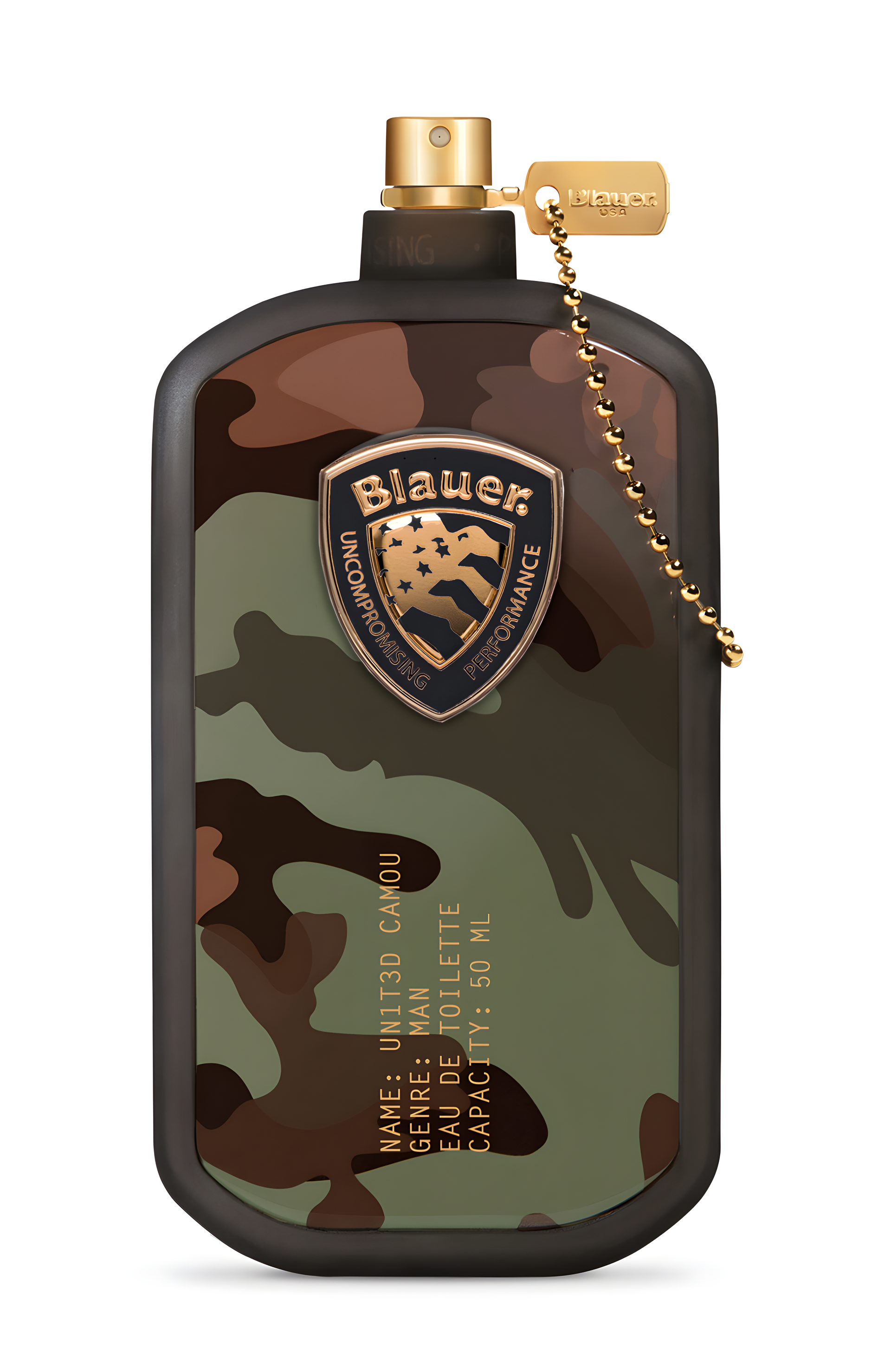 Un1t3d Camou for Men by Blauer perfume bottle