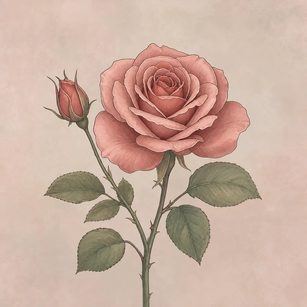 Picture of Rose note