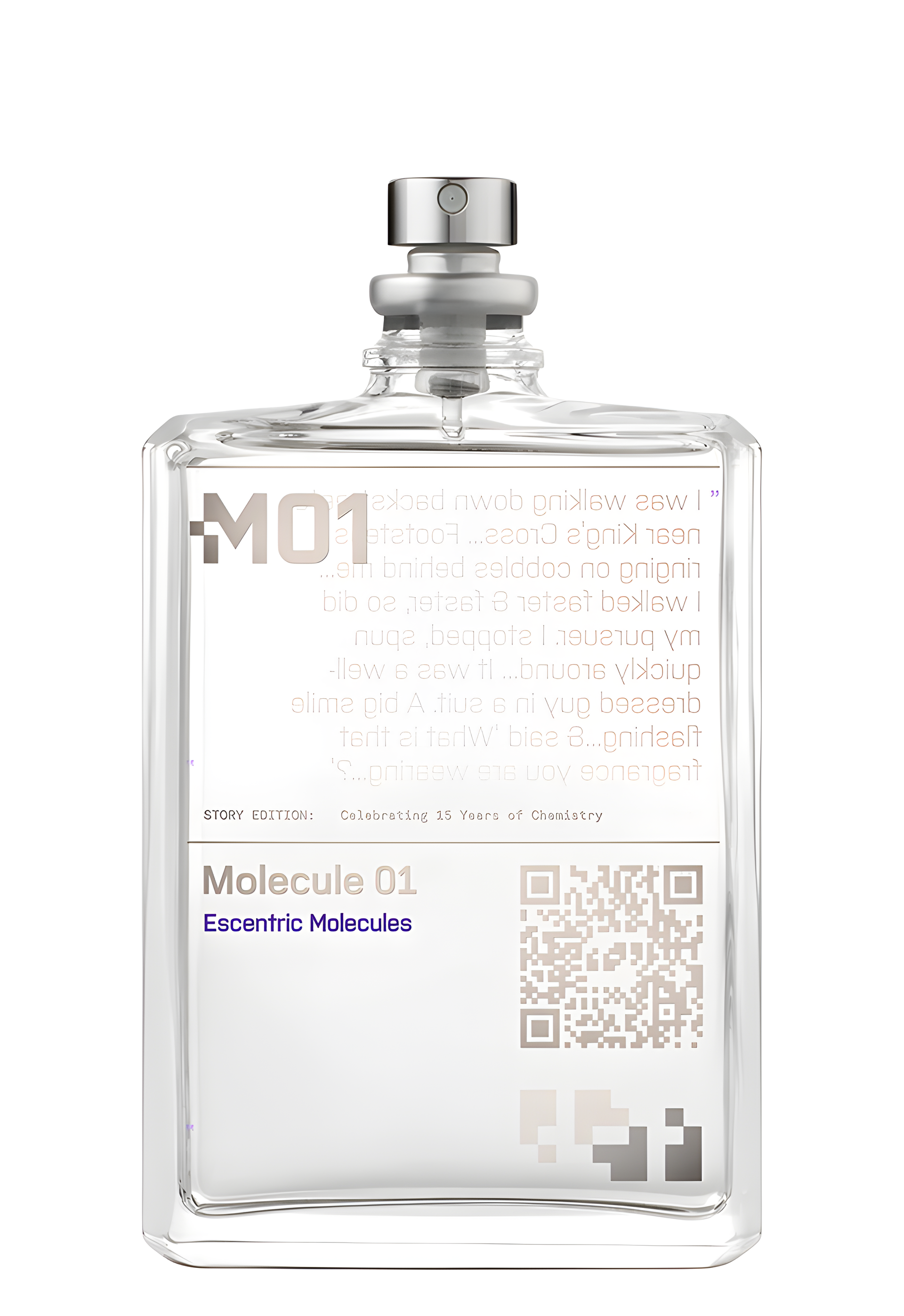 Molecule 01 Limited Edition 15 Years by Escentric Molecules perfume bottle