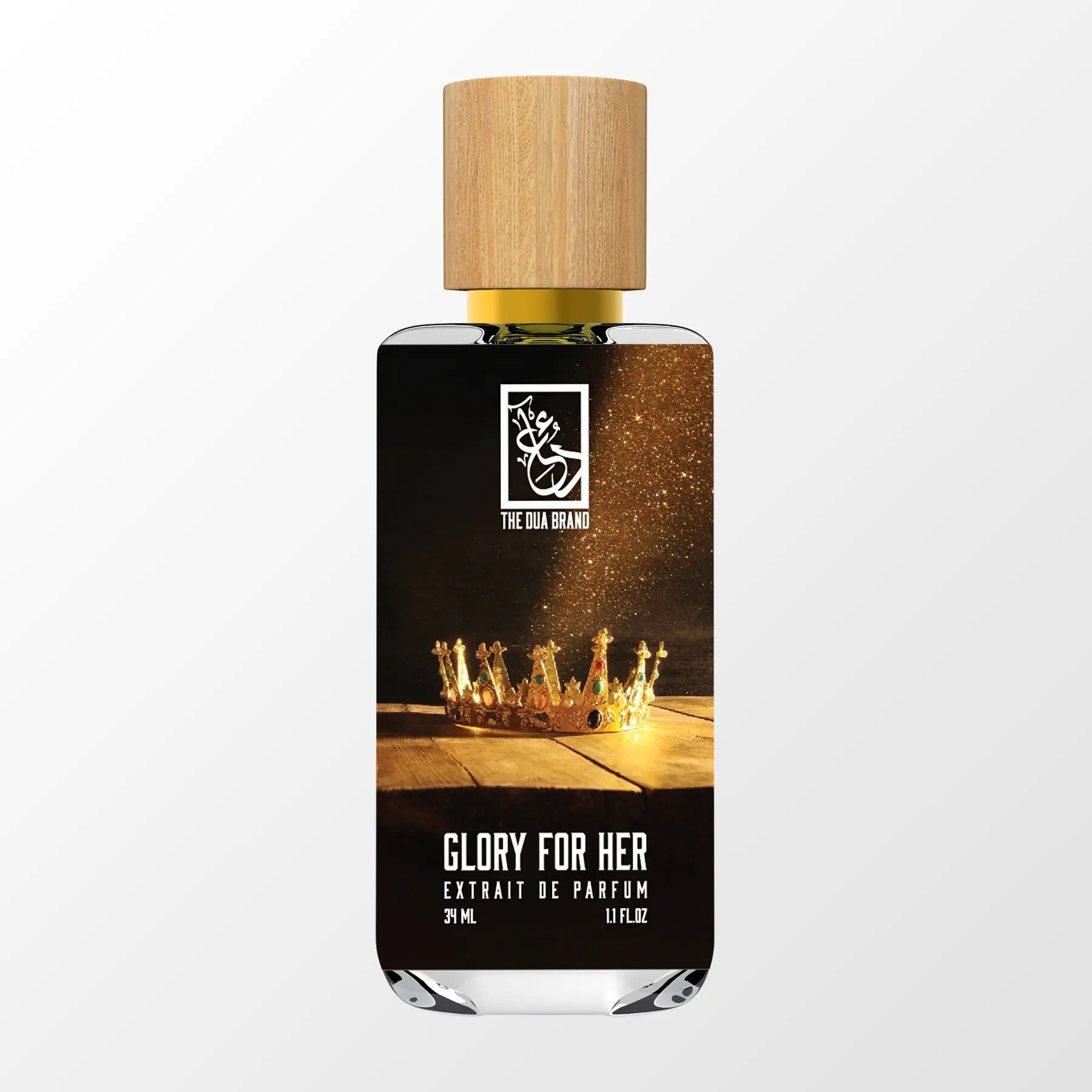 Glory for Her by The Dua Brand perfume bottle