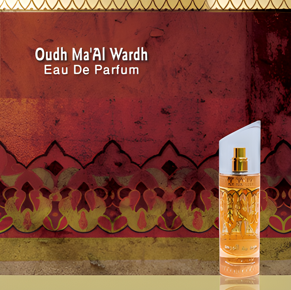 Oudh Ma'Al Wardh by Al Haramain Perfumes perfume bottle
