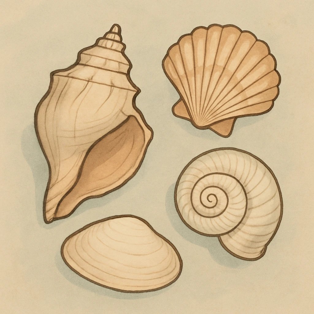 Picture of Sea Shells note