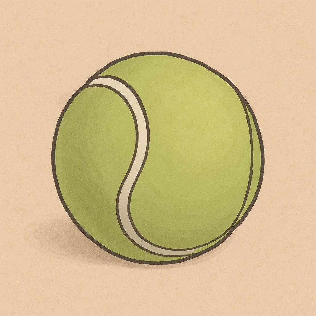 Picture of Tennis Ball note