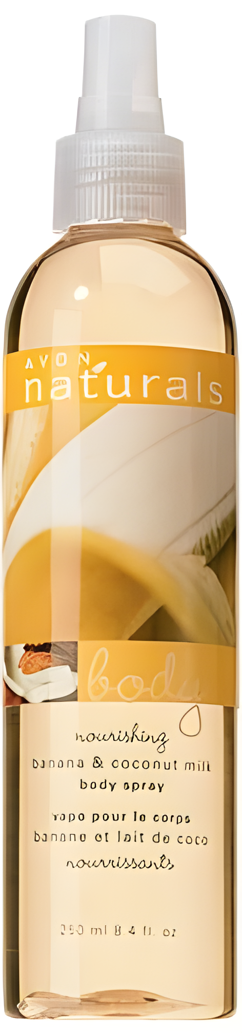 Banana & Coconut Milk by Avon perfume bottle