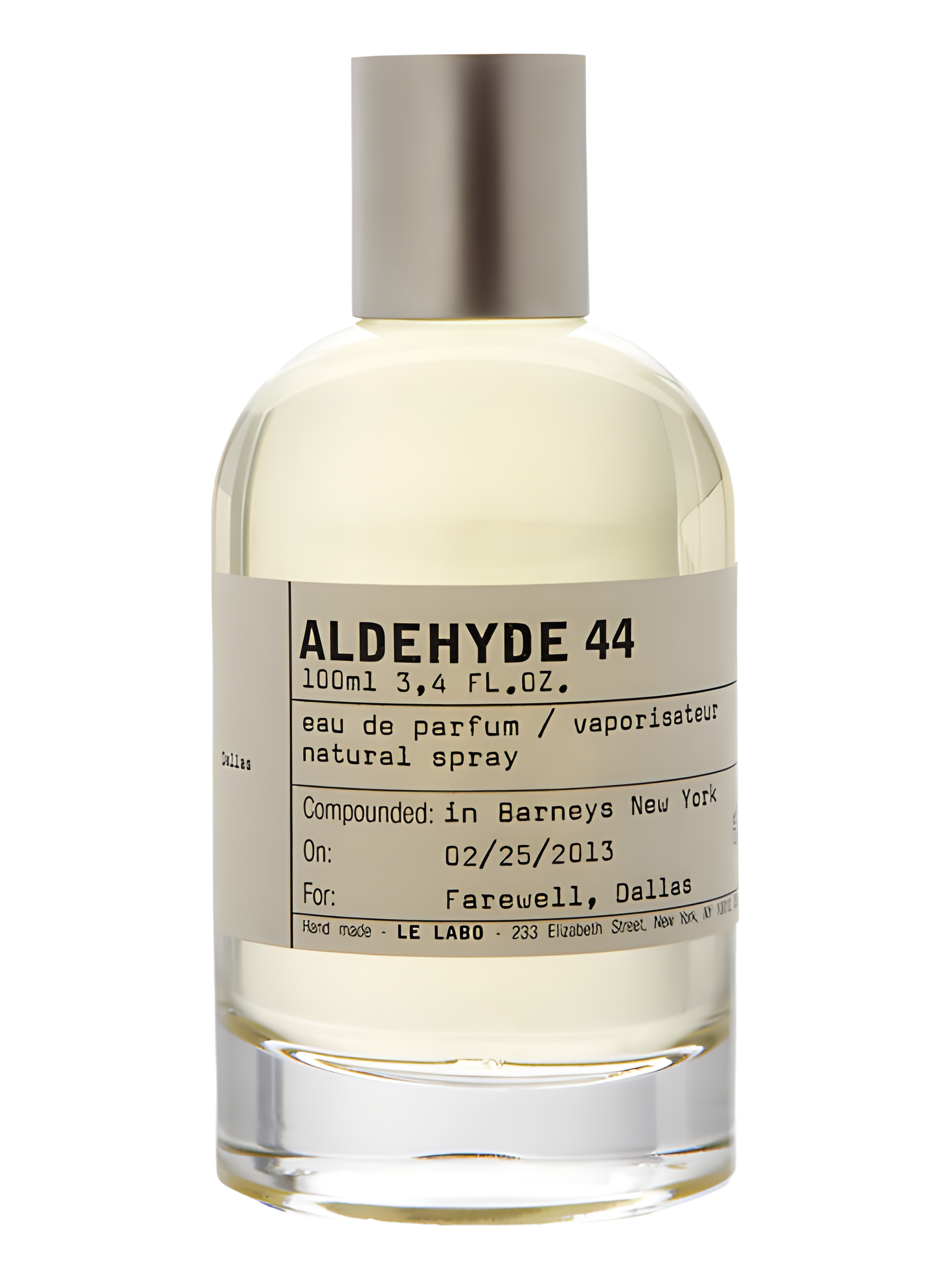 Aldehyde 44 Dallas by Le Labo perfume bottle
