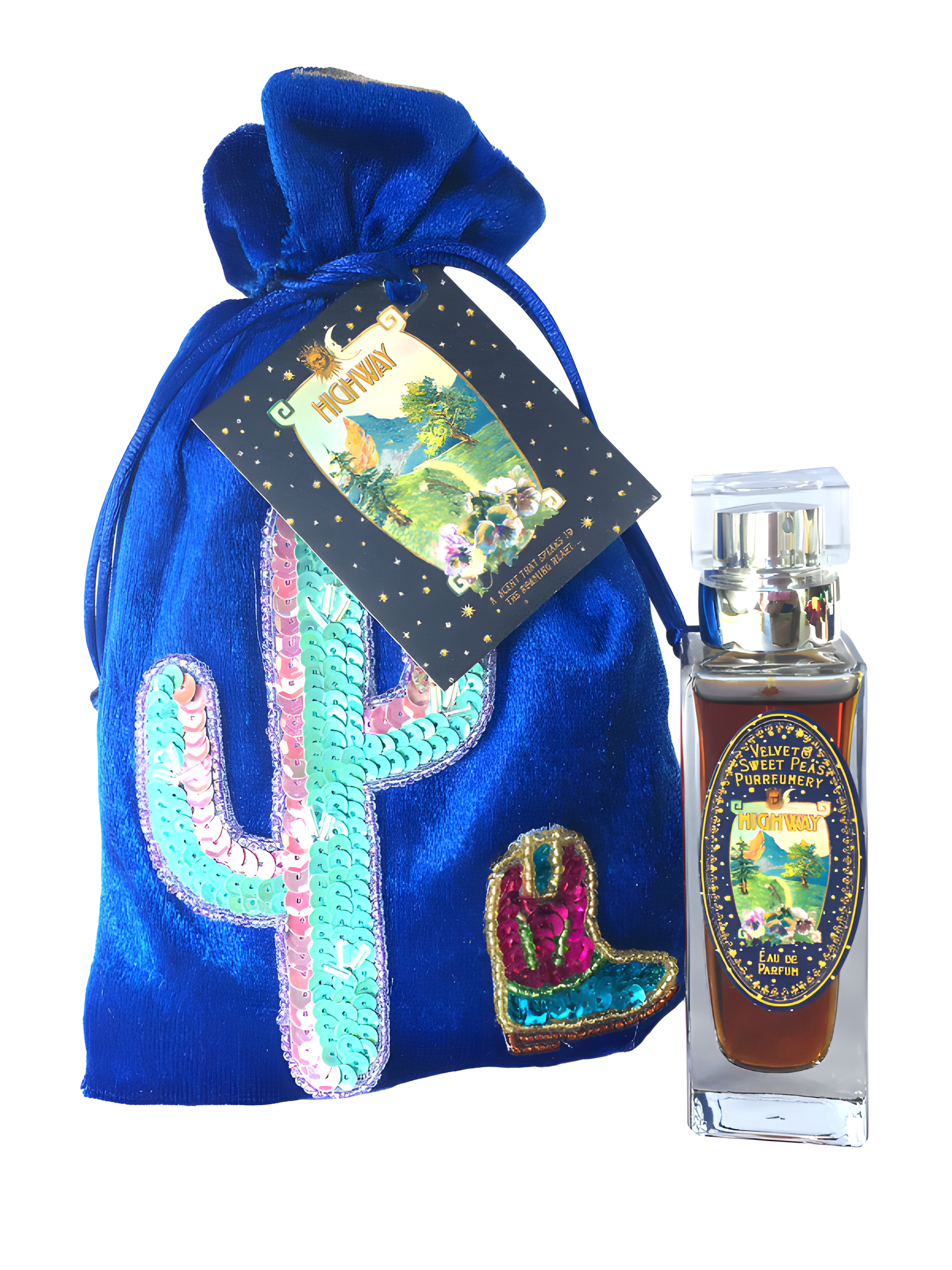 Highway by Velvet & Sweet Pea’s Purrfumery perfume bottle