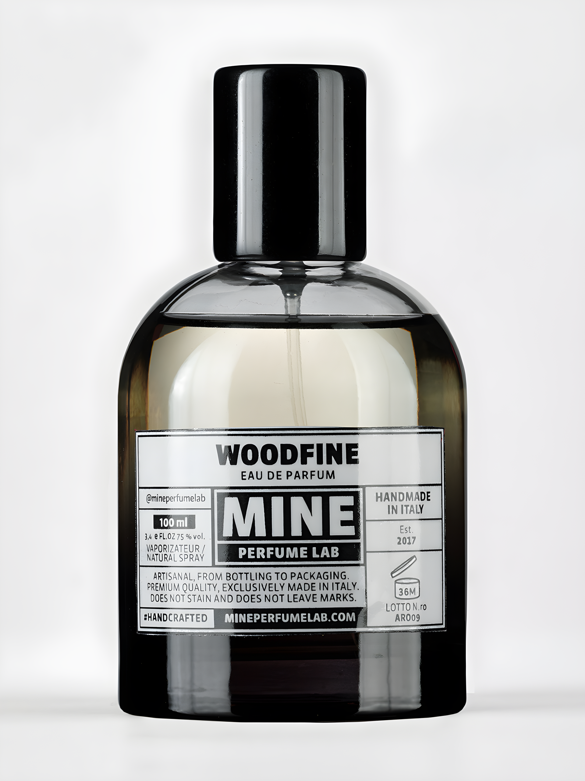 Woodfine by Mine Perfume Lab perfume bottle