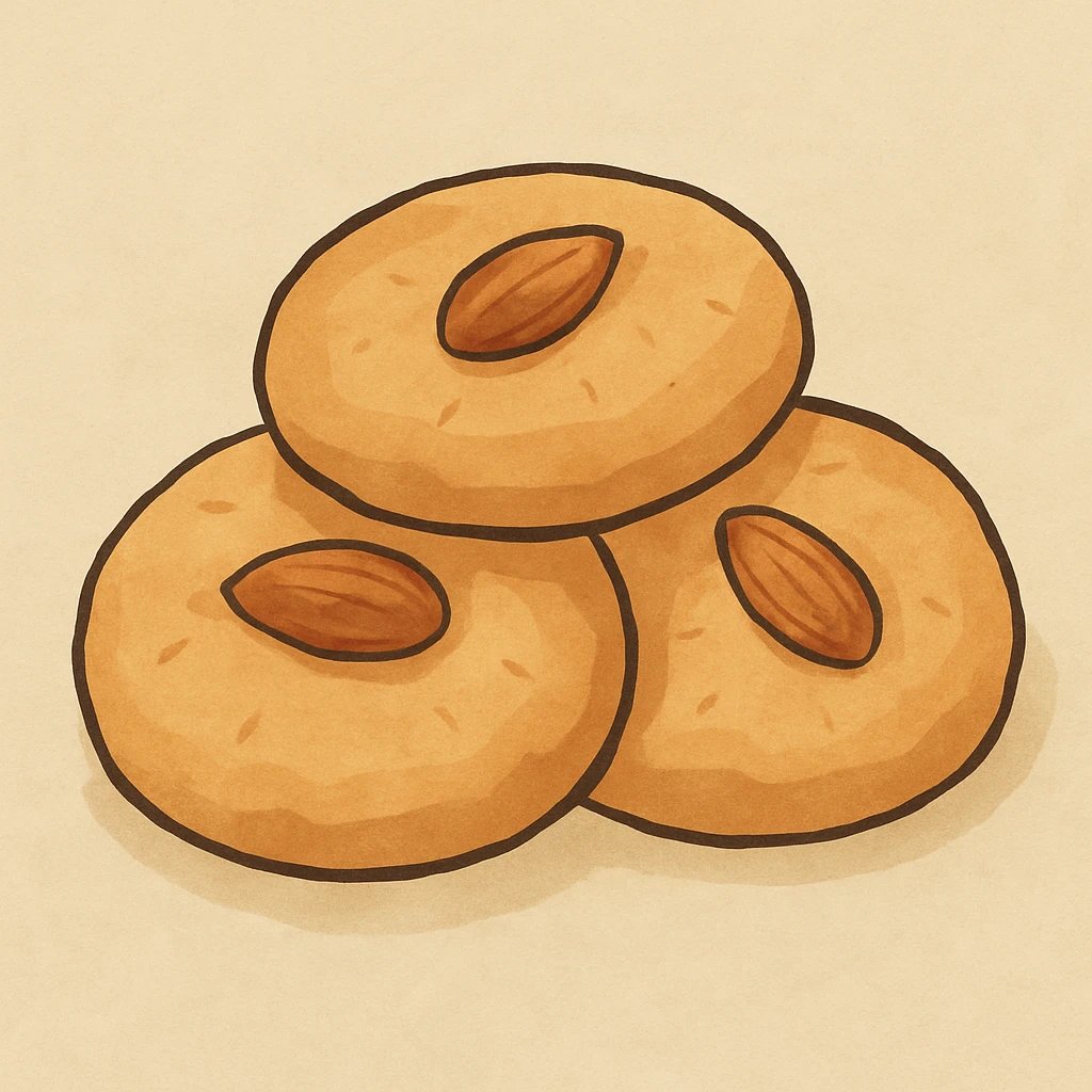 Picture of Warm Almond Cookies note