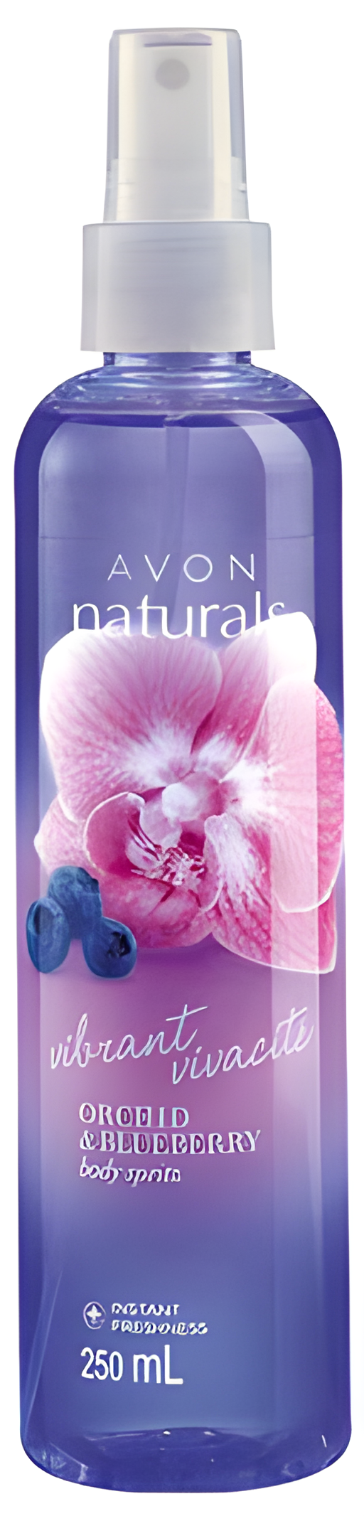 Naturals Vibrant Vivacite Orchid & Blueberry by Avon perfume bottle