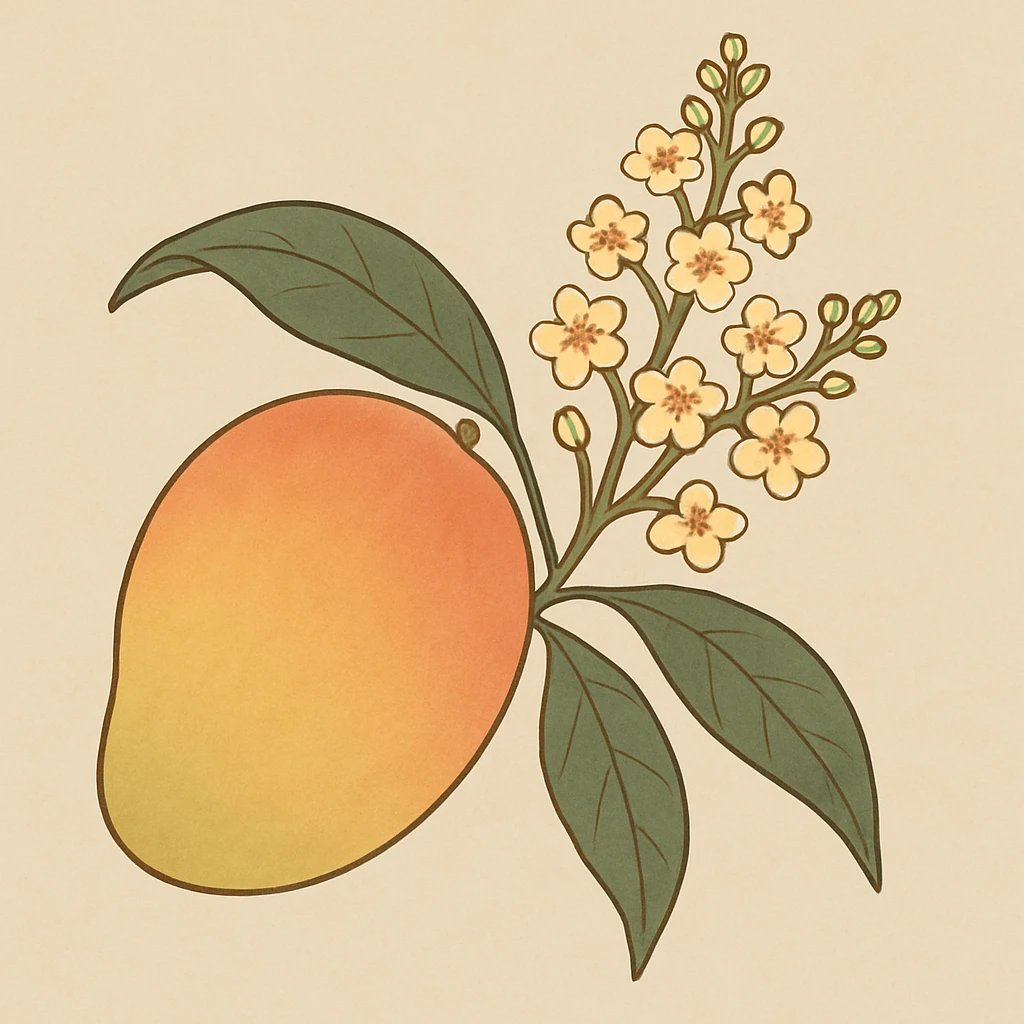 Picture of Mango Blossom note