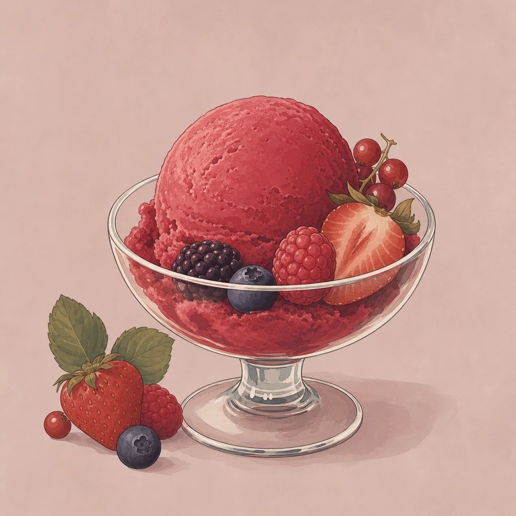Picture of Red Fruits Sorbet note