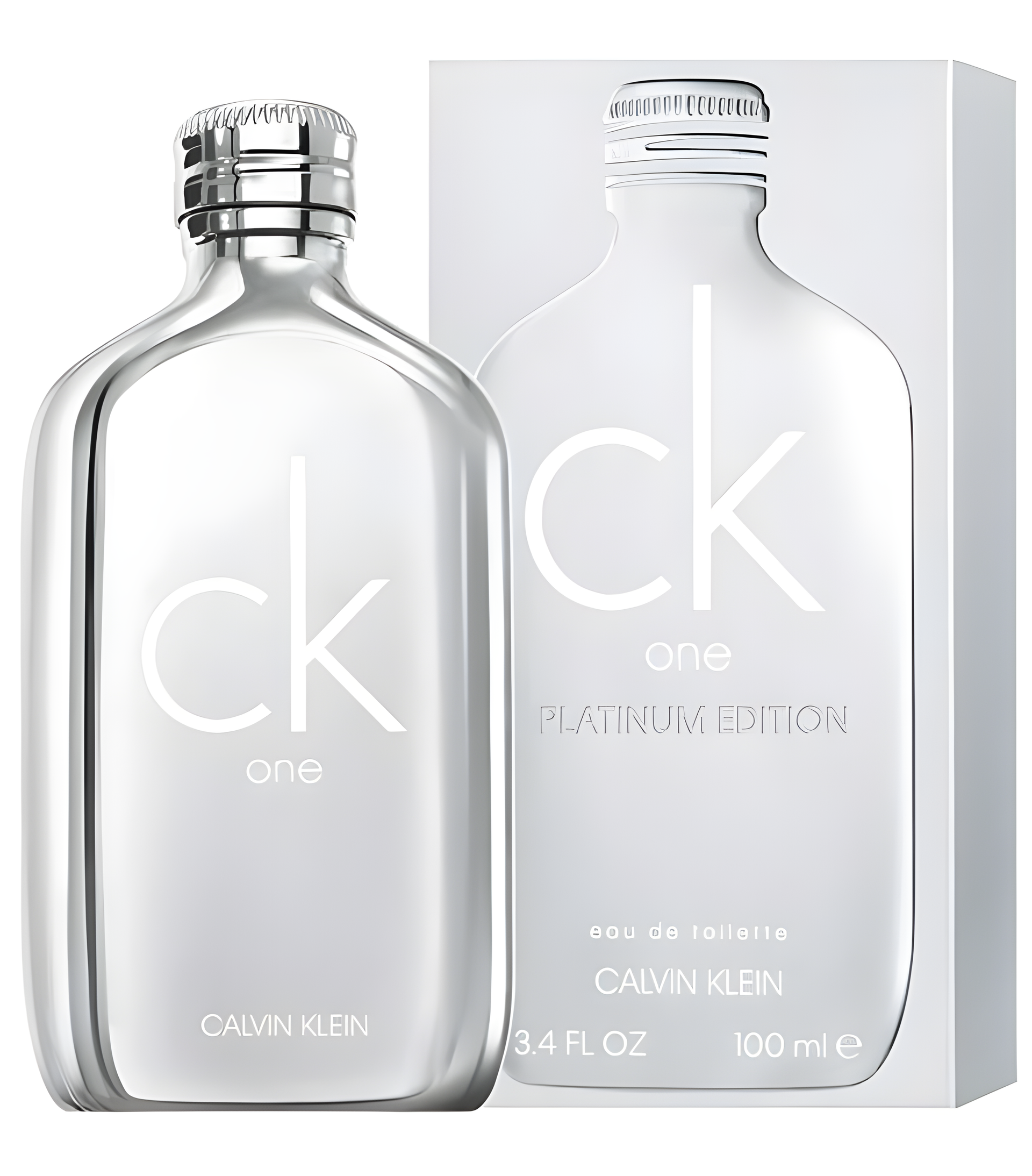CK One Platinum Edition by Calvin Klein perfume bottle