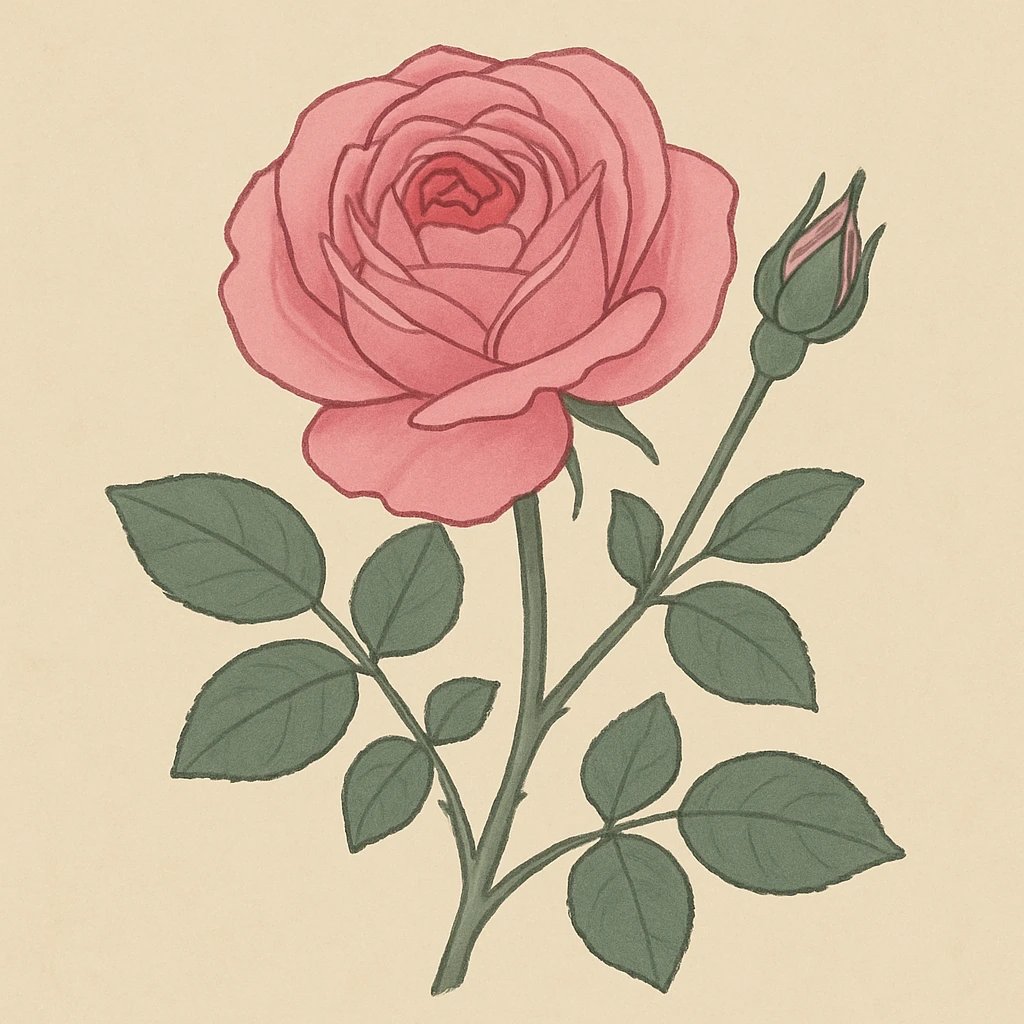 Picture of Bourbon Rose note