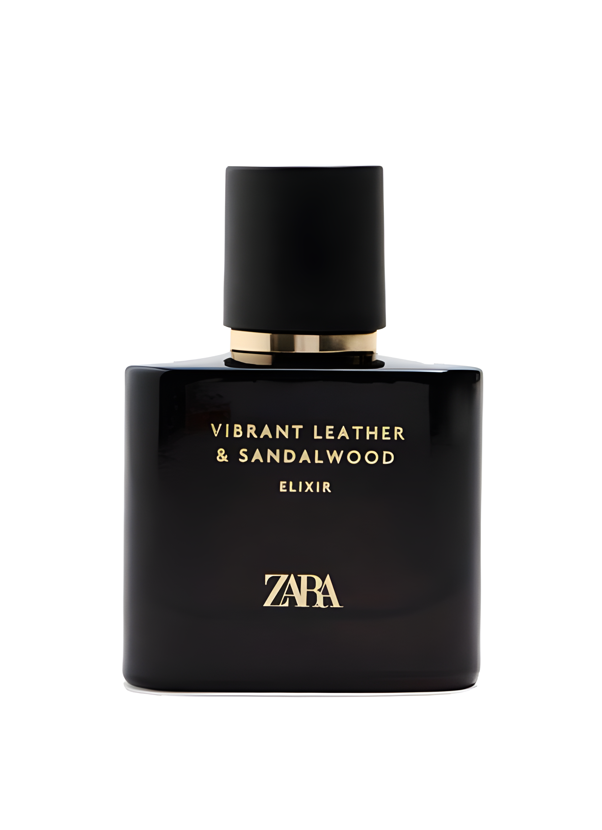 Vibrant Leather & Sandalwood Elixir by Zara perfume bottle