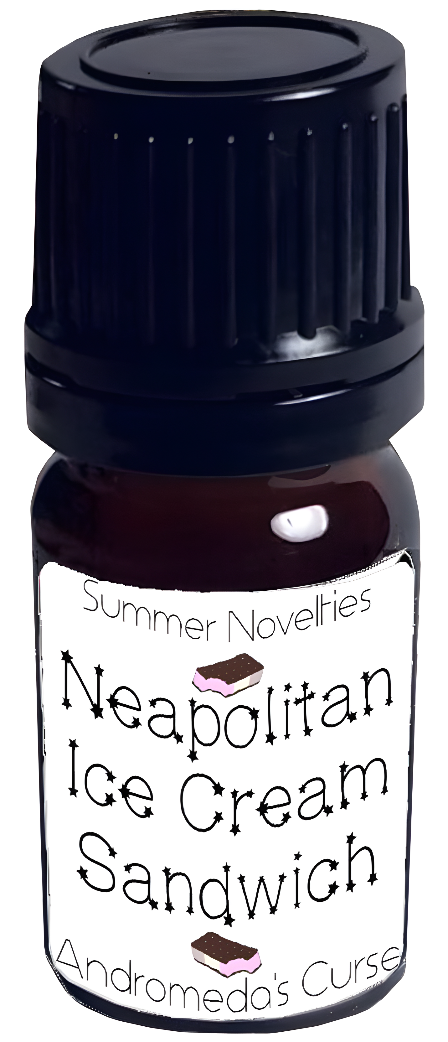 Neapolitan Ice Cream Sandwich by Andromeda's Curse perfume bottle