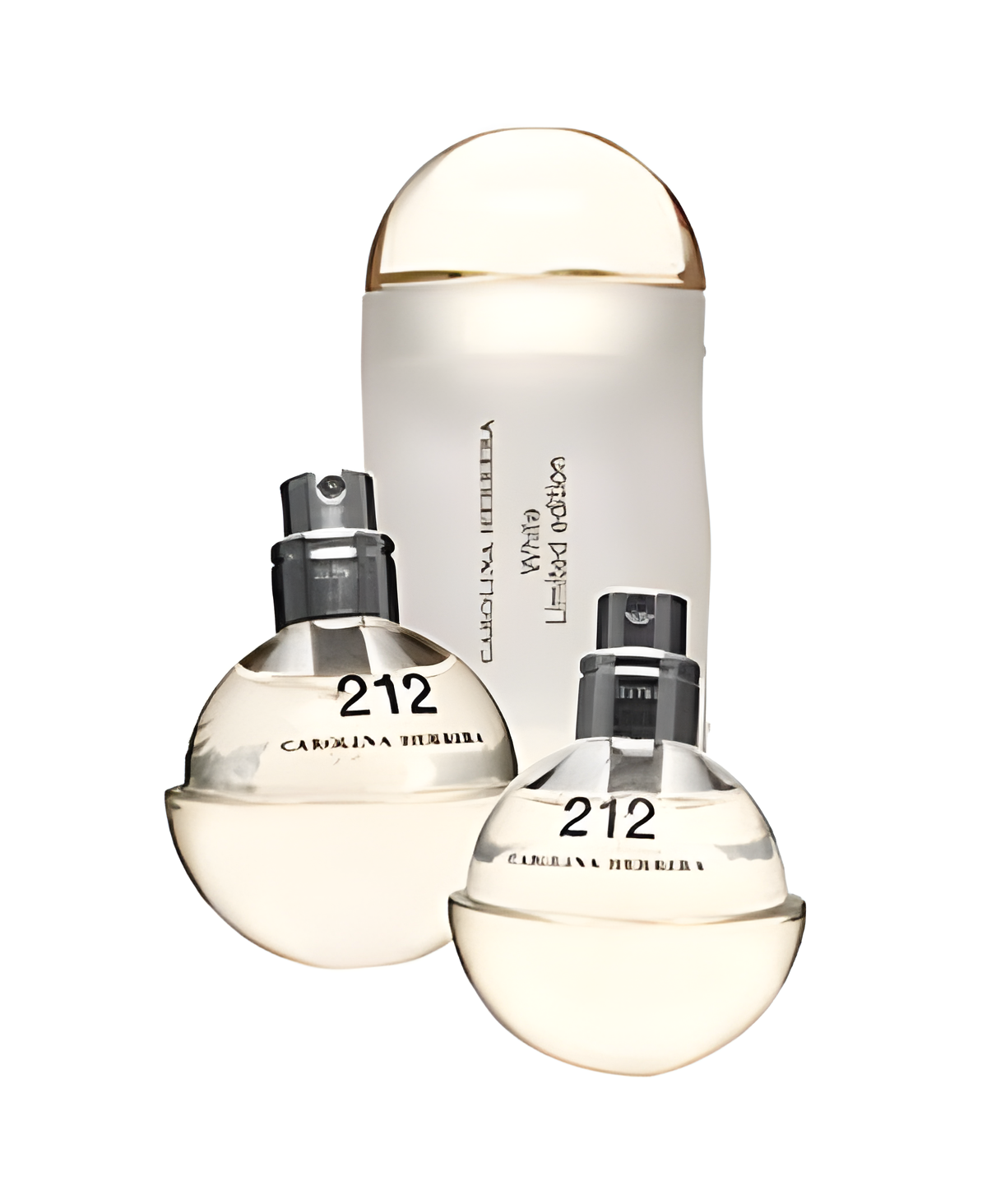 212 White by Carolina Herrera perfume bottle