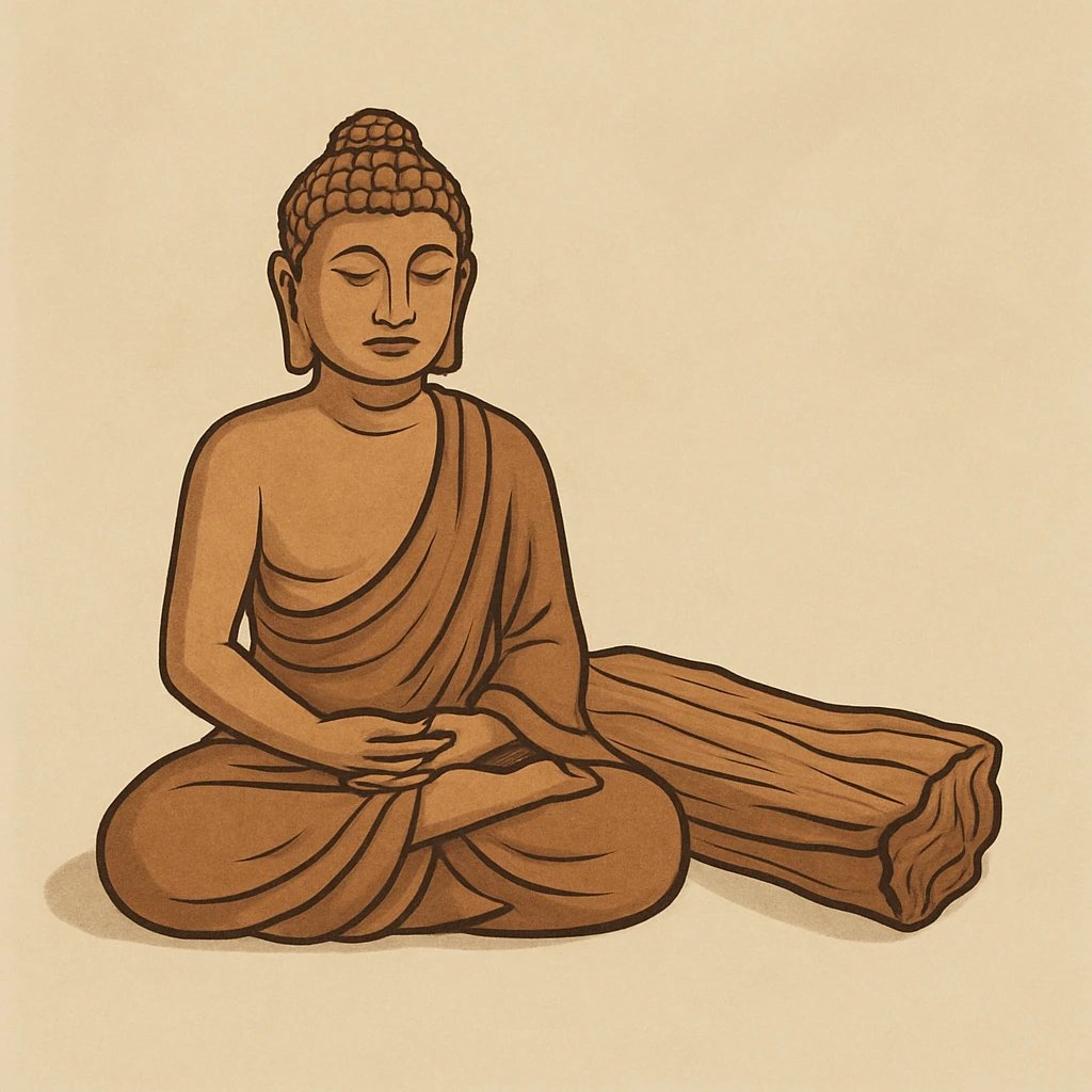 Picture of Buddha Wood note