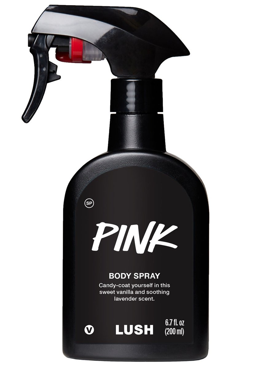 Pink by Lush perfume bottle