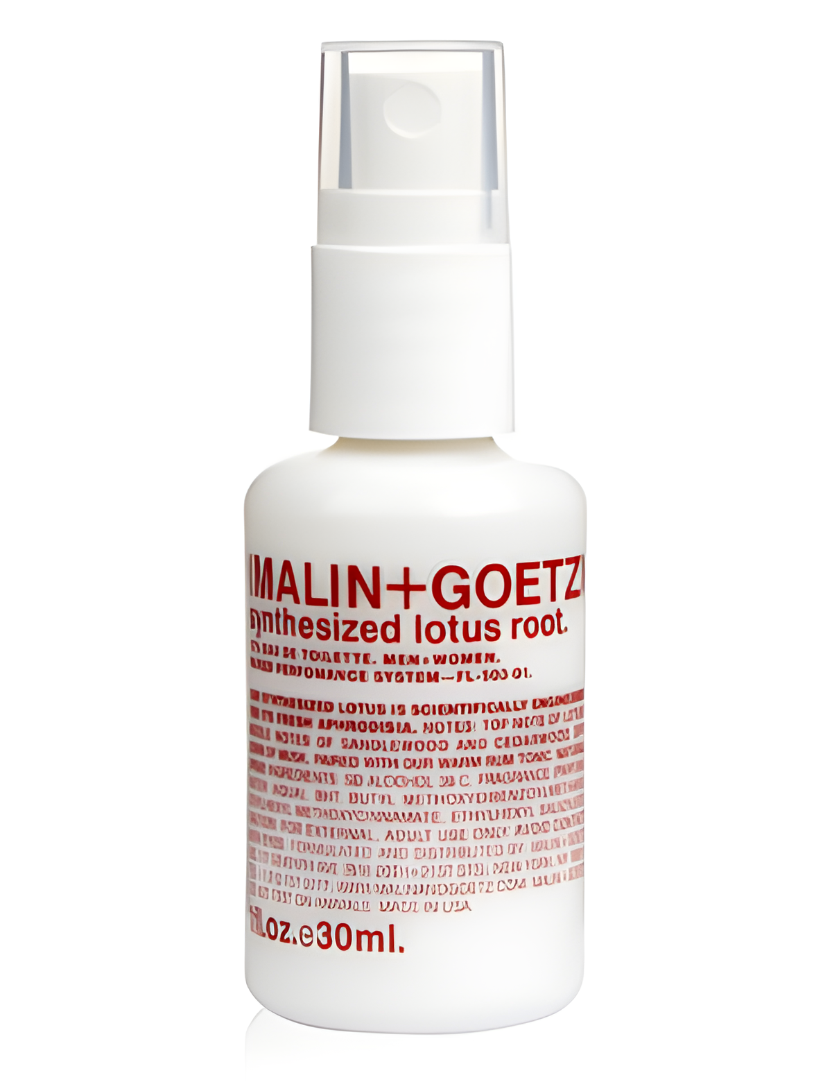 Synthesized Lotus Root by Malin+Goetz perfume bottle