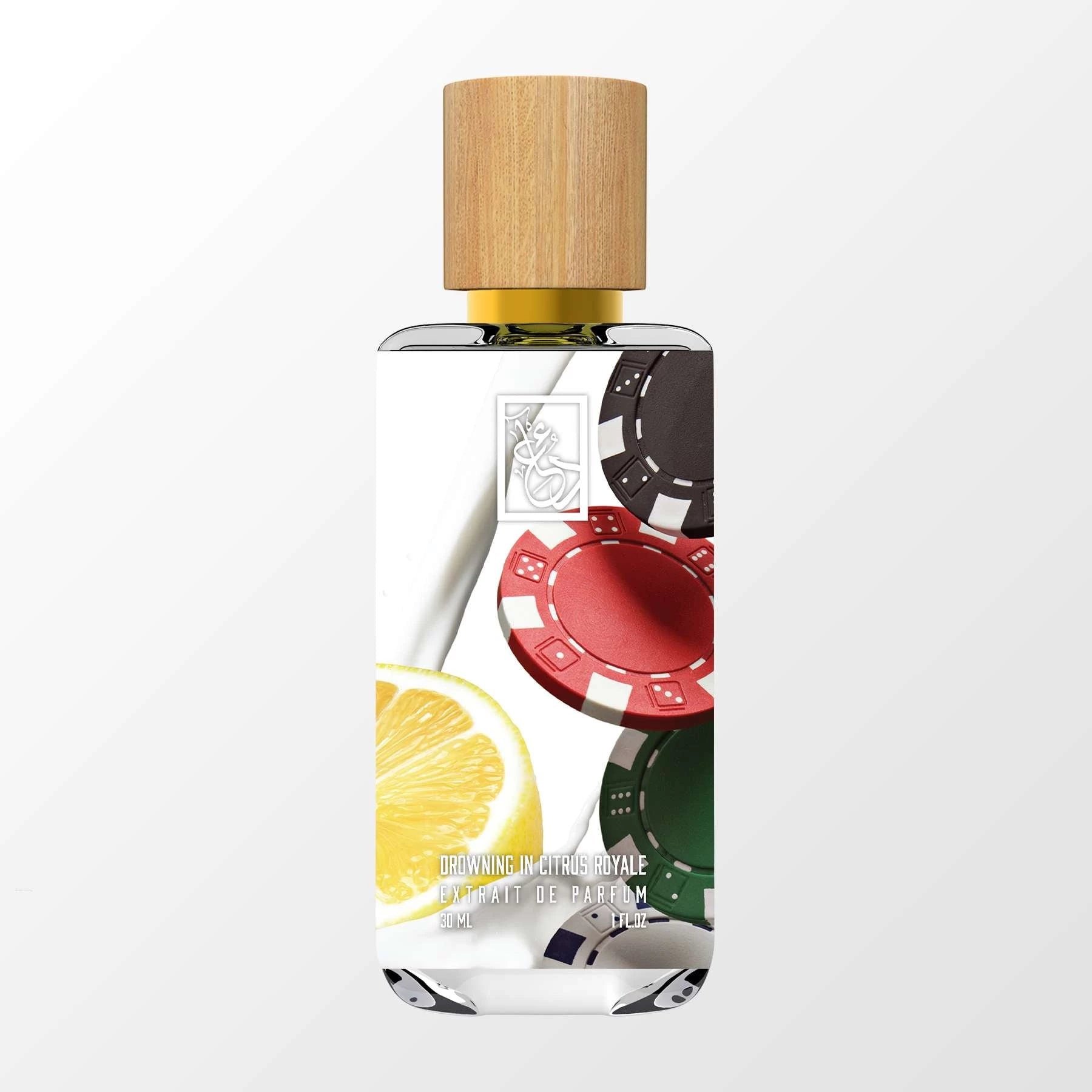 Drowning in Citrus Royale by The Dua Brand perfume bottle