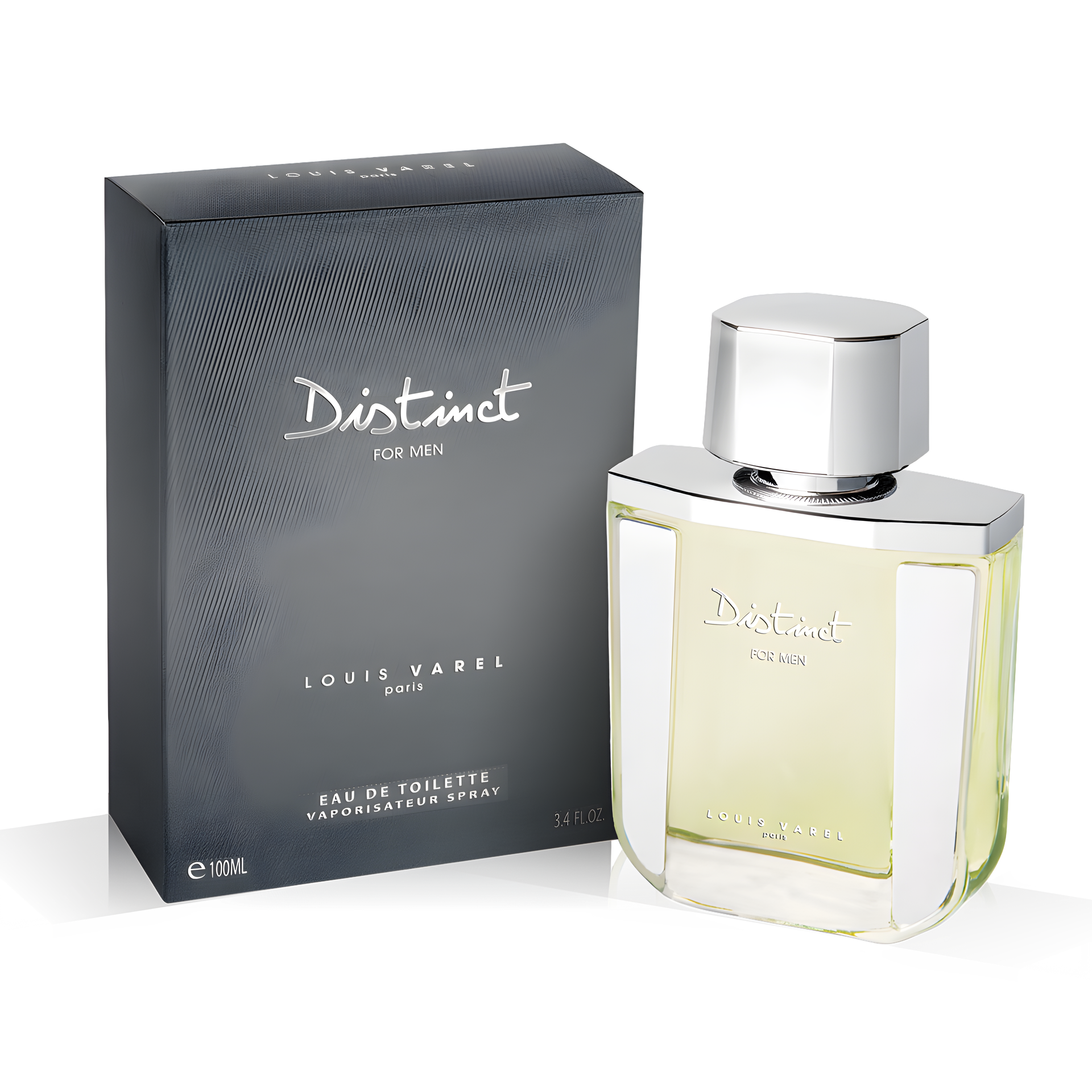 Distinct for Men by Louis Varel perfume bottle