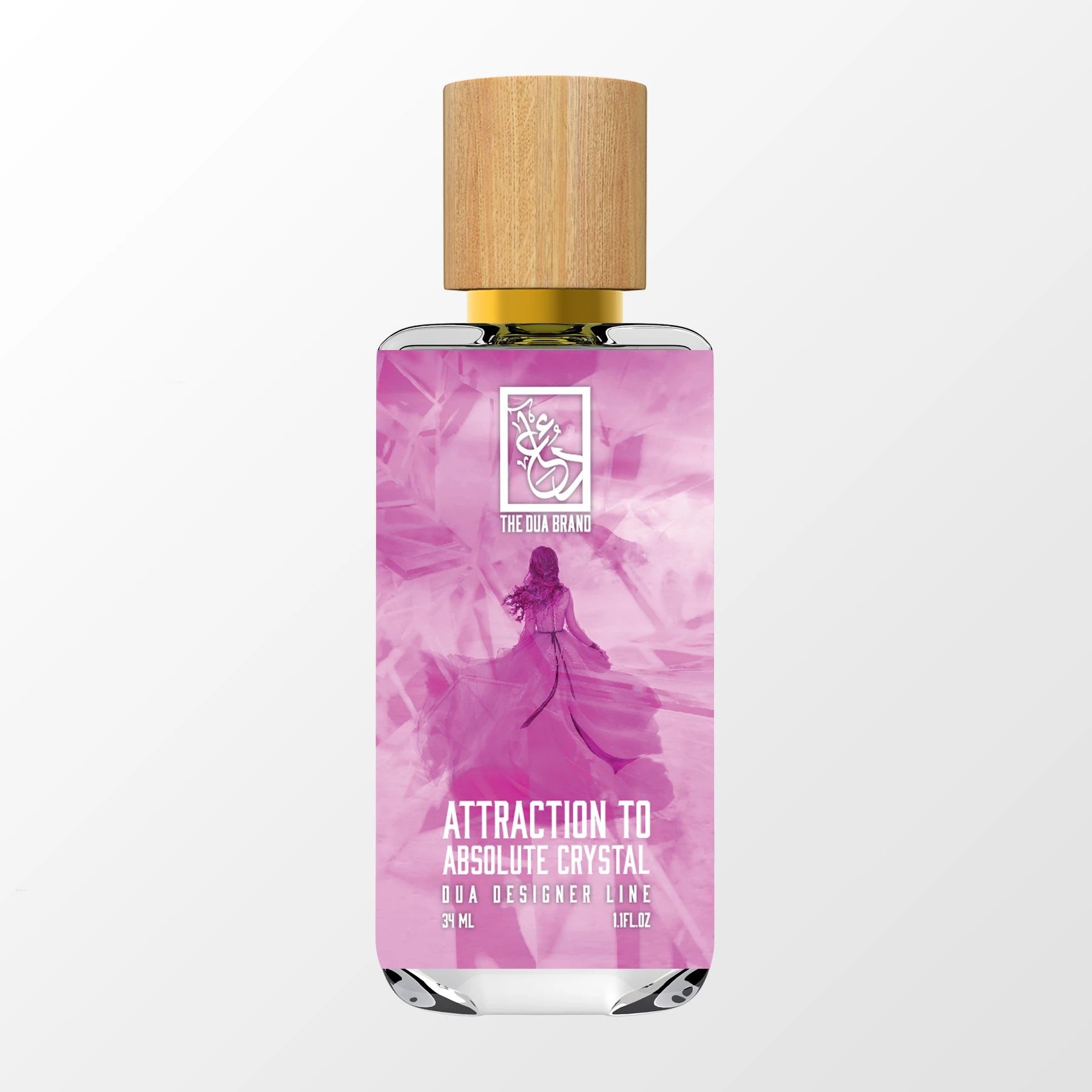 Attraction to Absolute Crystal by The Dua Brand perfume bottle