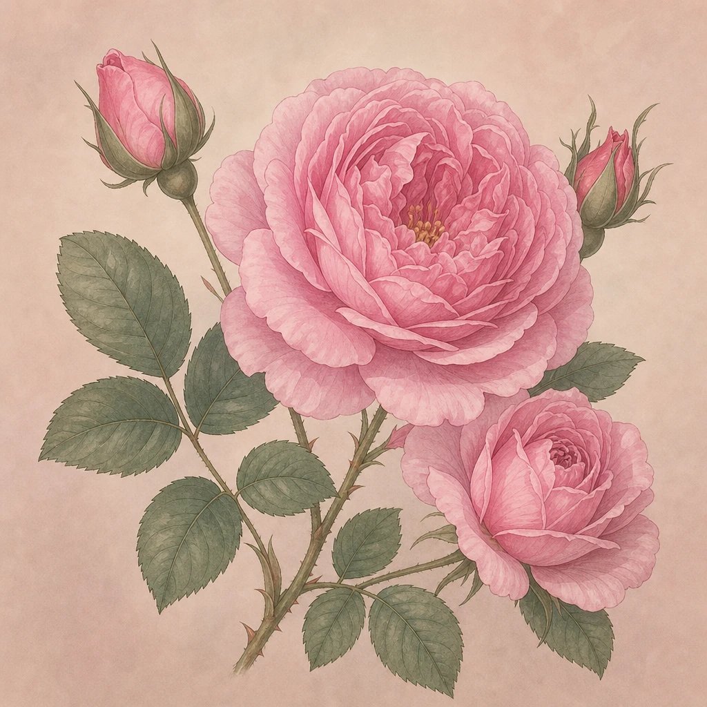 Picture of Rosa Damascena note
