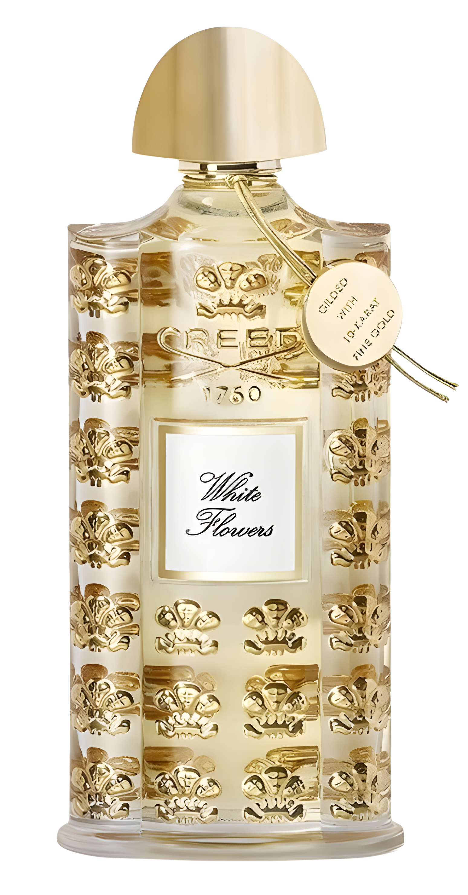 White Flowers by Creed perfume bottle