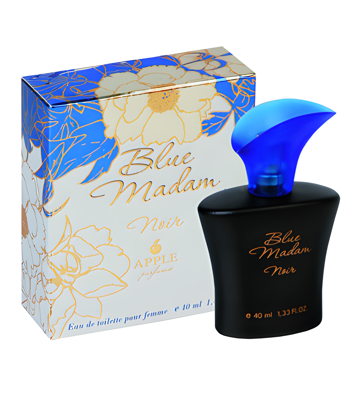 Blue Madam Noir by Apple Parfums perfume bottle