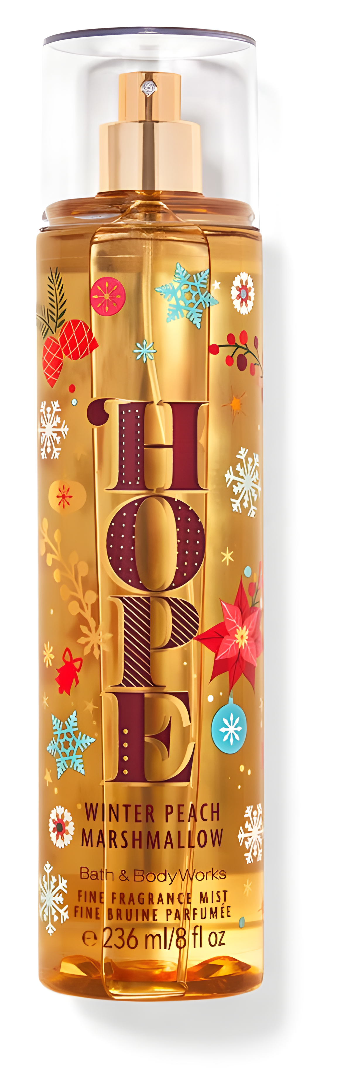 Hope Winter Peach Marshmallow by Bath & Body Works perfume bottle