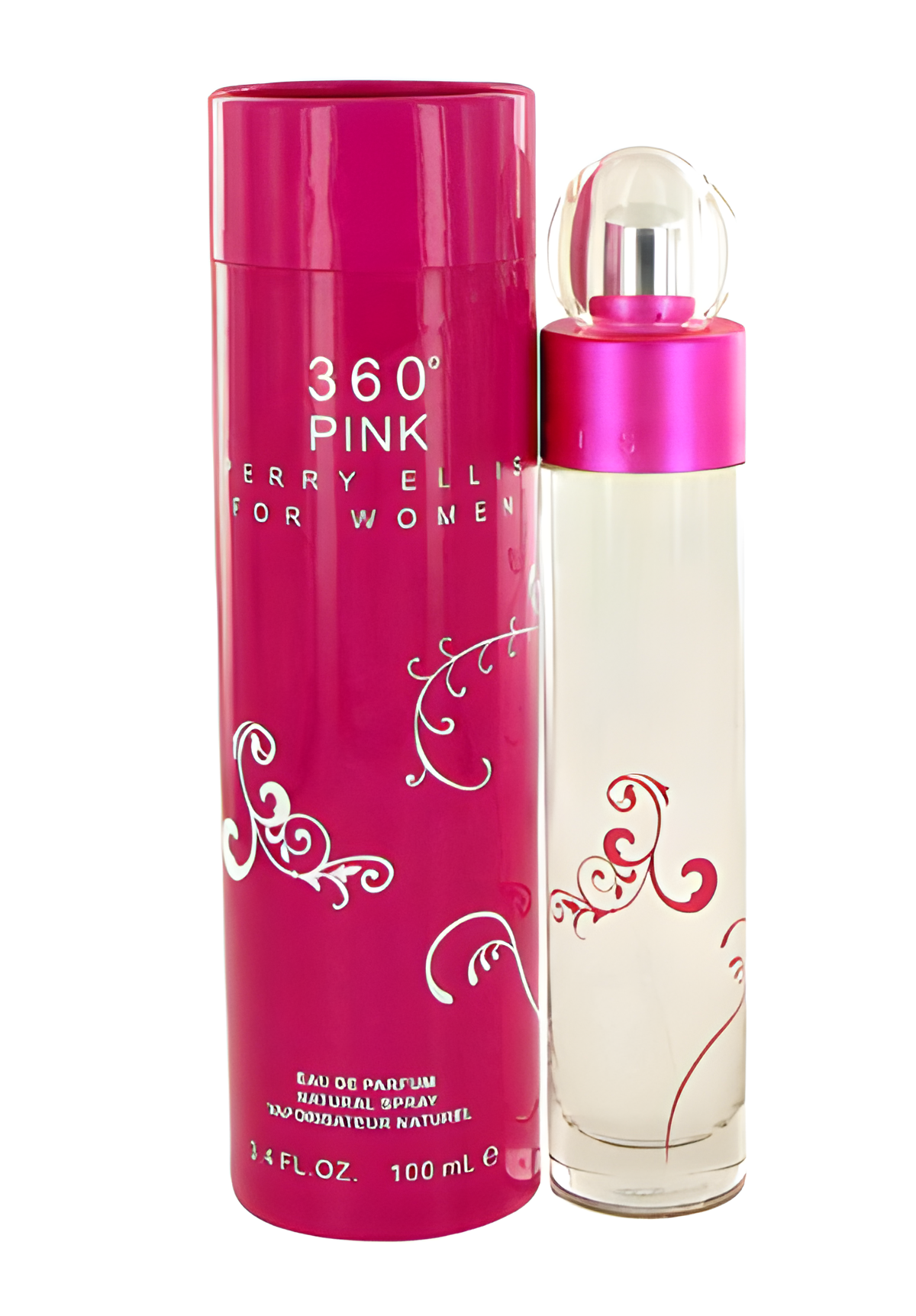 360° Pink by Perry Ellis perfume bottle