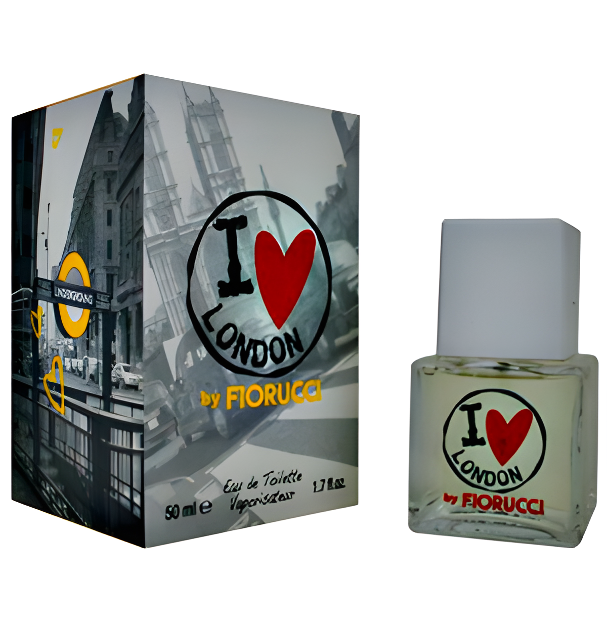 I Love London by Fiorucci perfume bottle