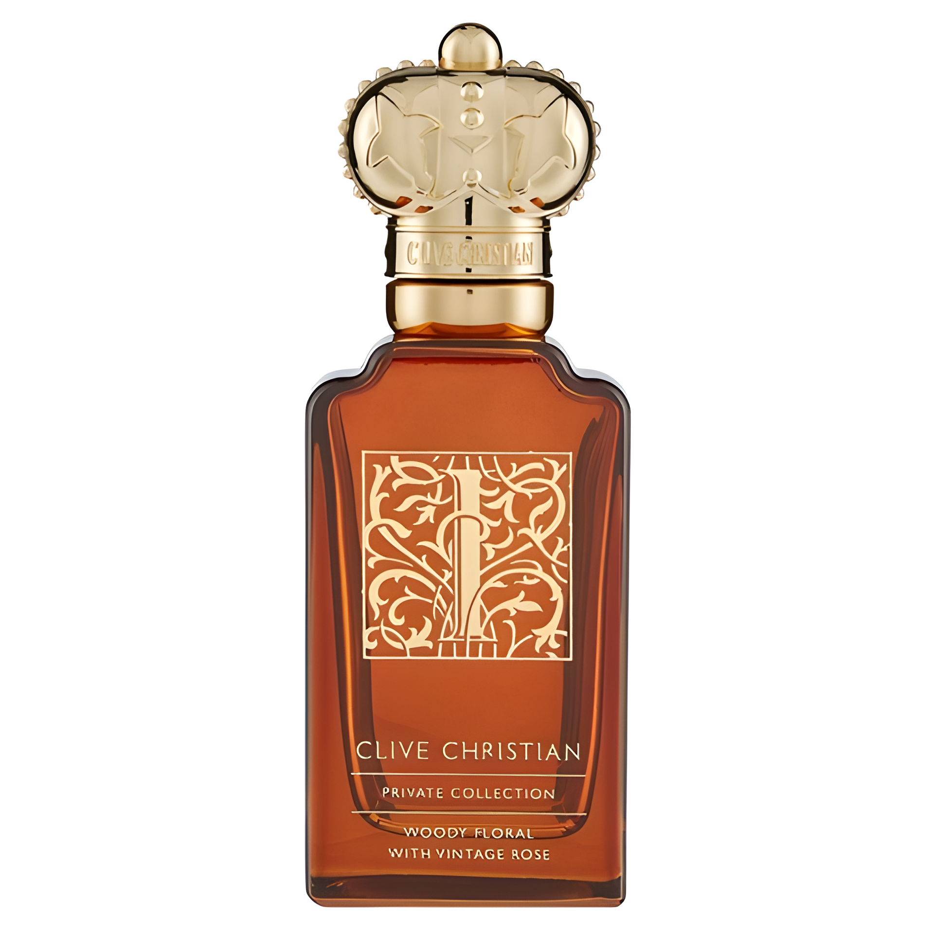 I for Women Woody Floral With Vintage Rose by Clive Christian perfume bottle