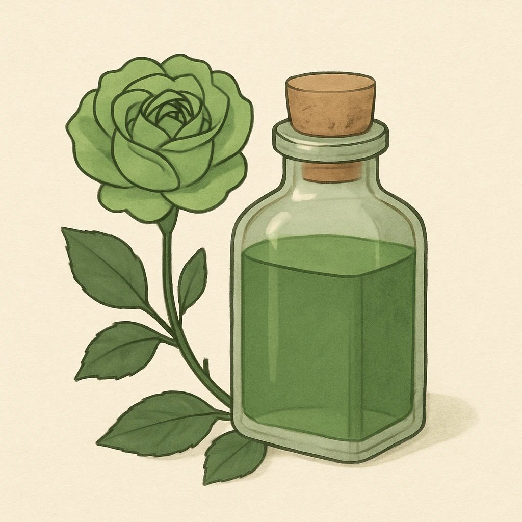 Picture of Green Rose Otto note