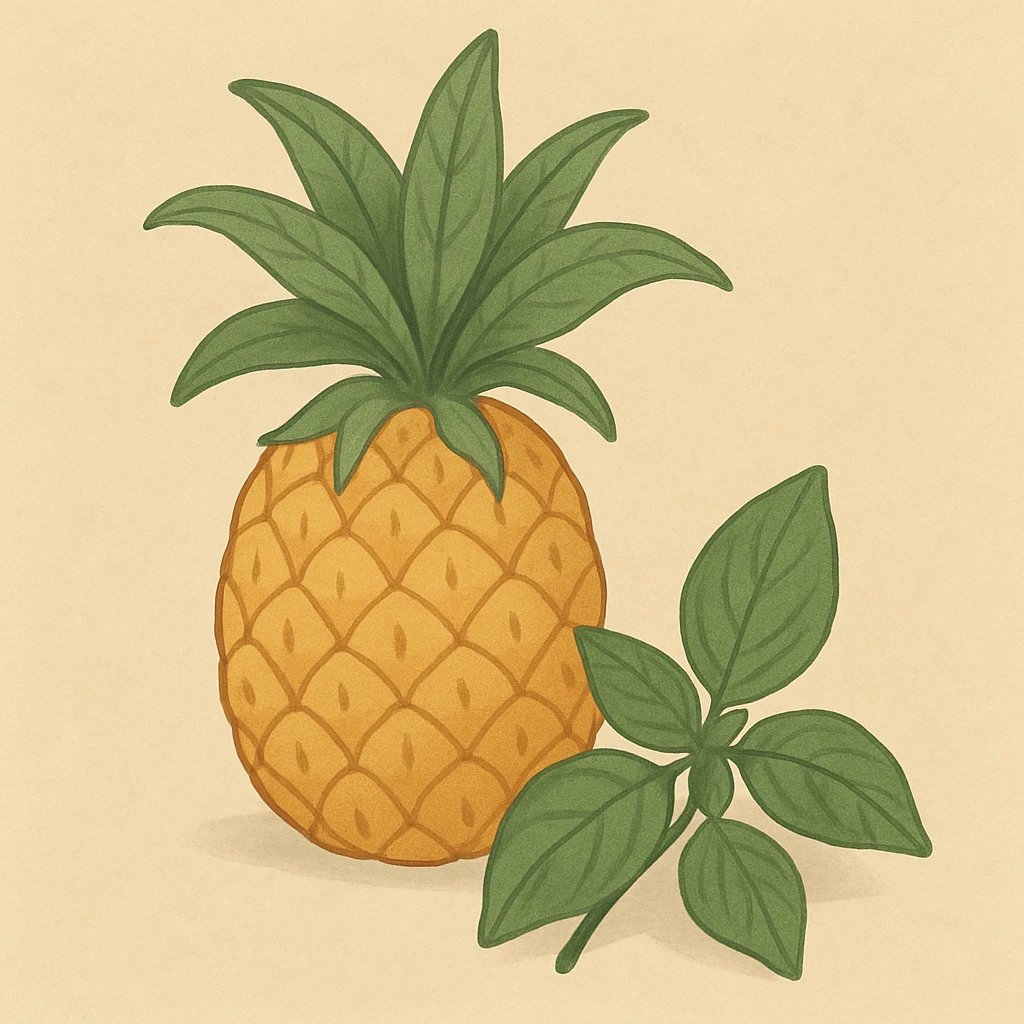 Picture of Tropical Basil note