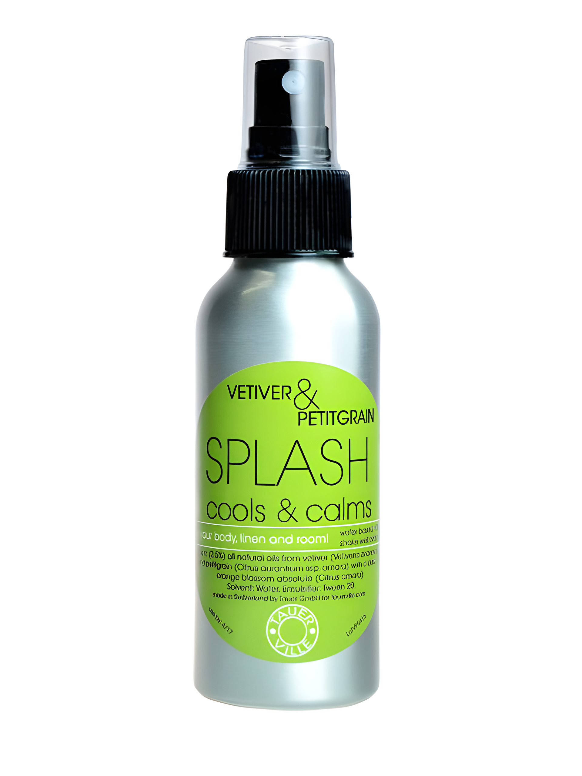 Vetiver & Petitgrain Splash by Tauerville perfume bottle