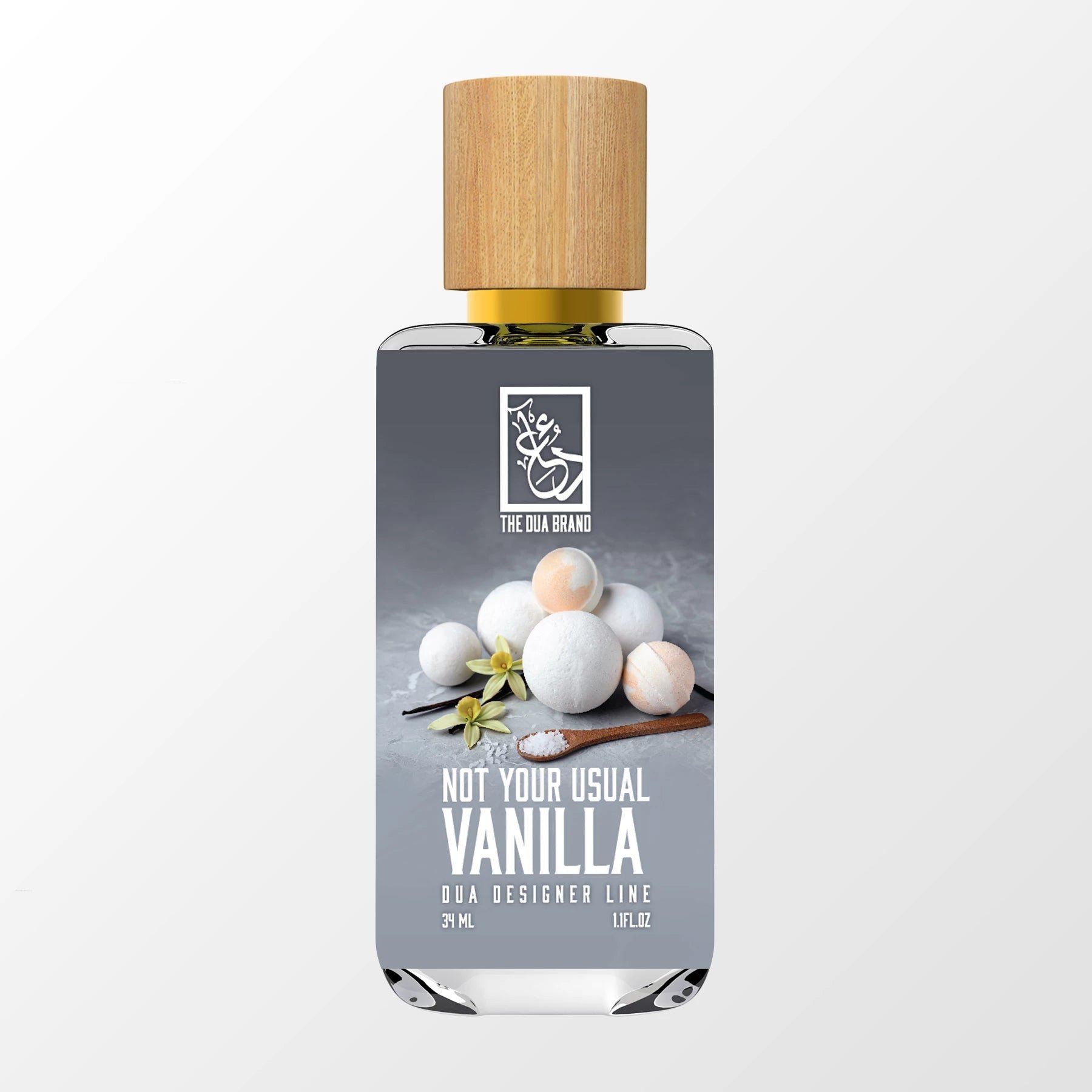 Not Your Usual Vanilla by The Dua Brand perfume bottle