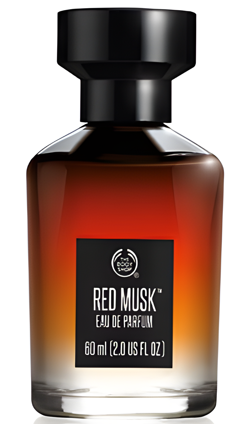 Red Musk by The Body Shop perfume bottle