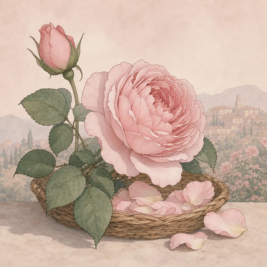 Picture of Grasse Rose note