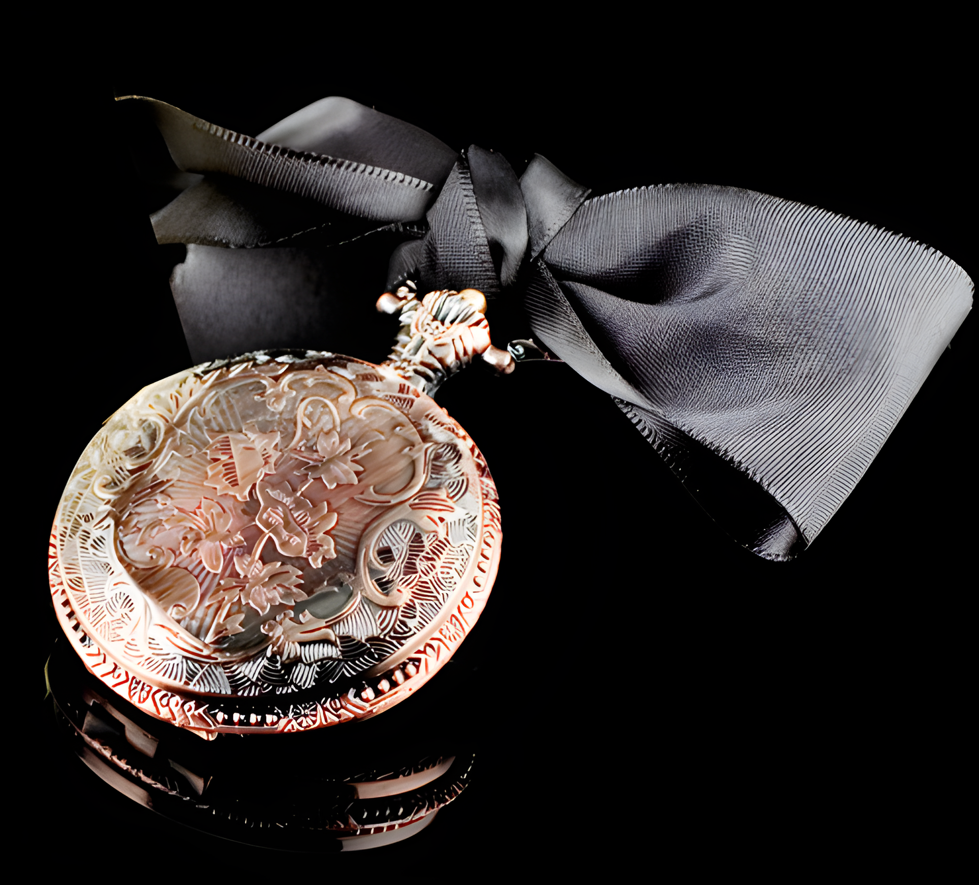 Timeless: Yuzu Flower Pocket Watch by DL & Co perfume bottle