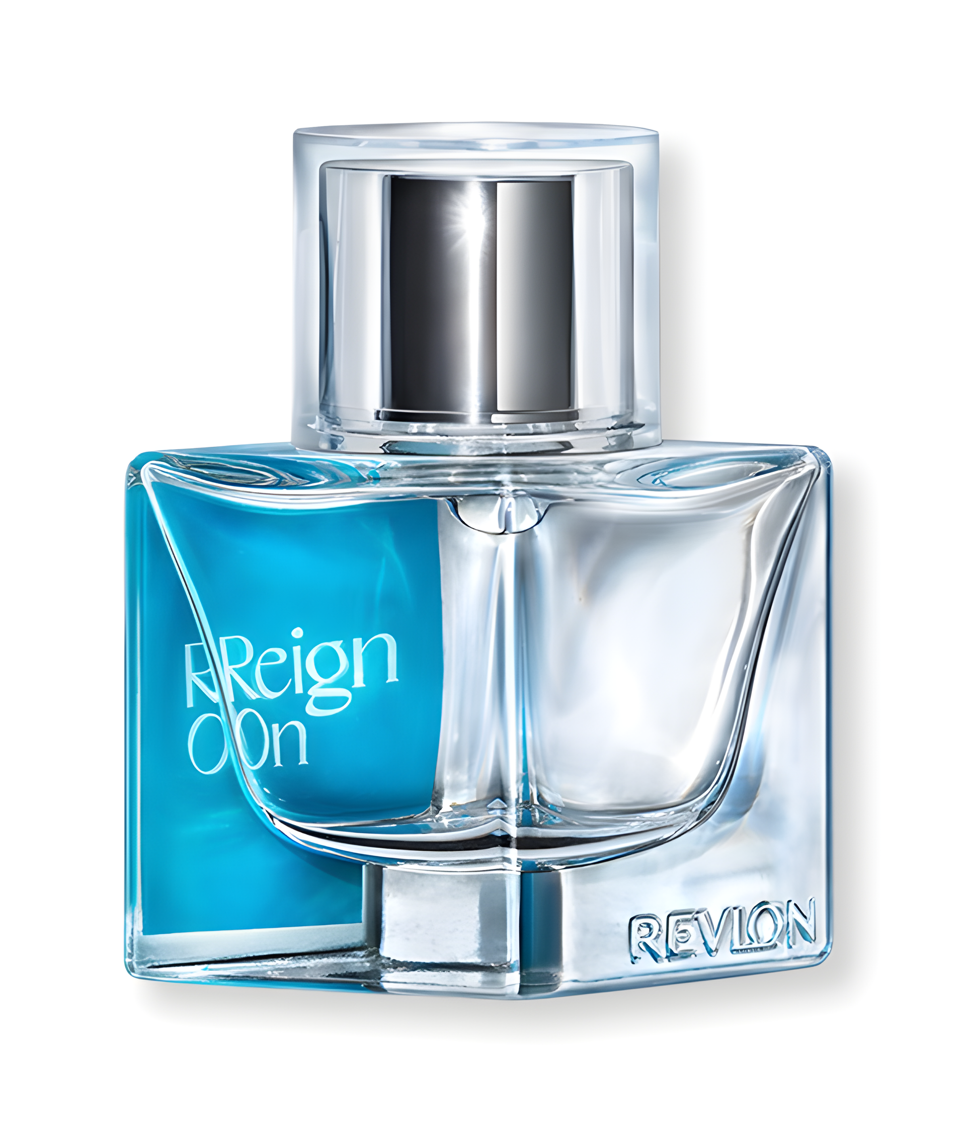 Reign on by Revlon perfume bottle