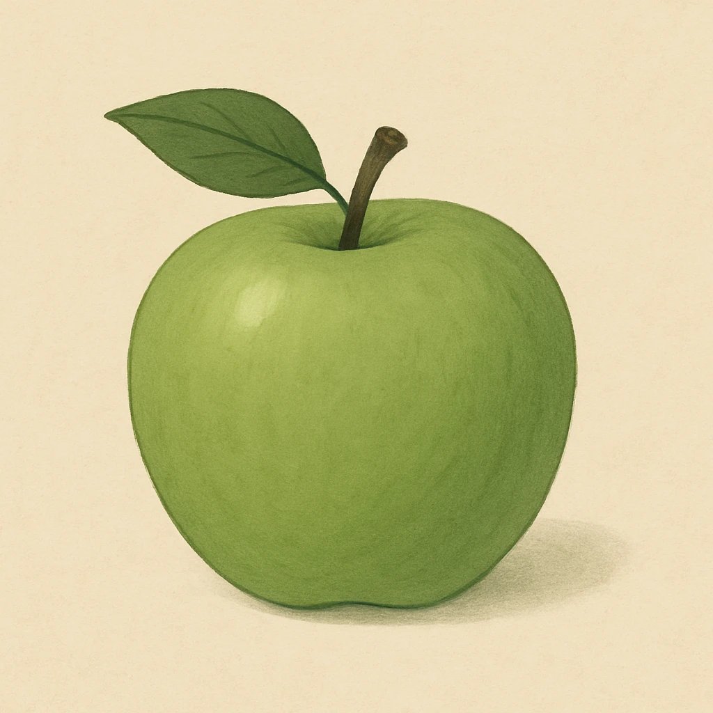 Picture of Green Apple note