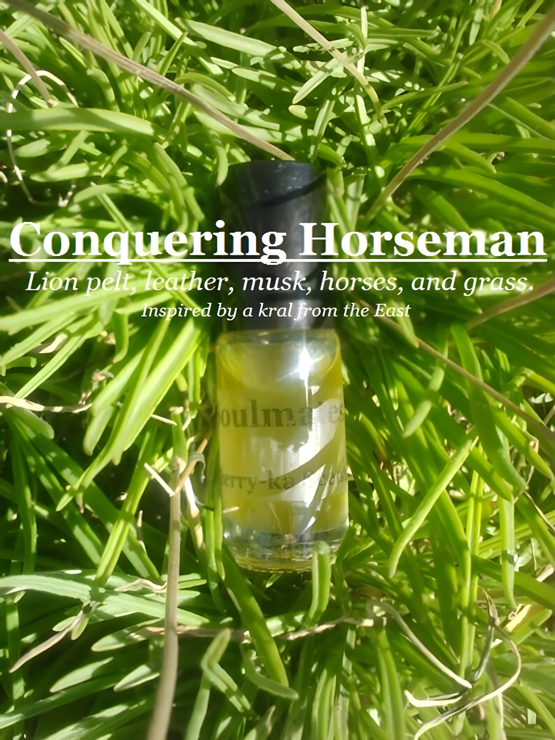 Conquering Horseman by CherrykasTrunk perfume bottle