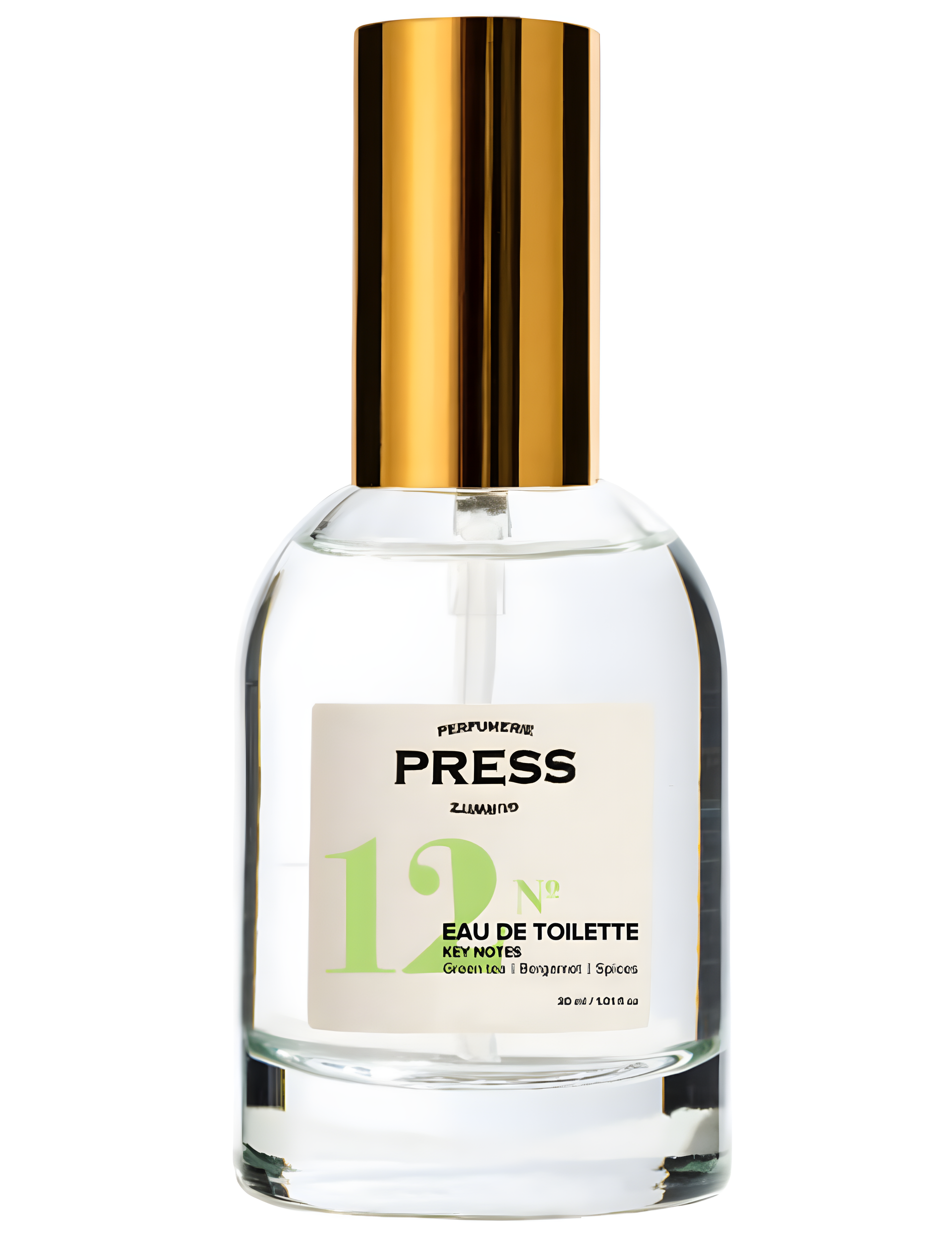No. 12 by Press Gurwitz Perfumerie perfume bottle