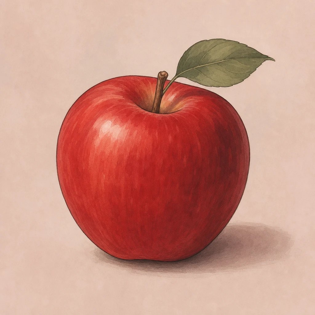 Picture of Red Apple note