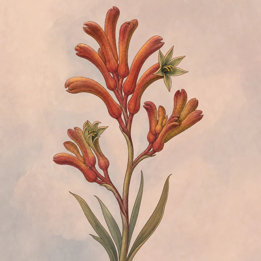 Picture of Kangaroo Paw note