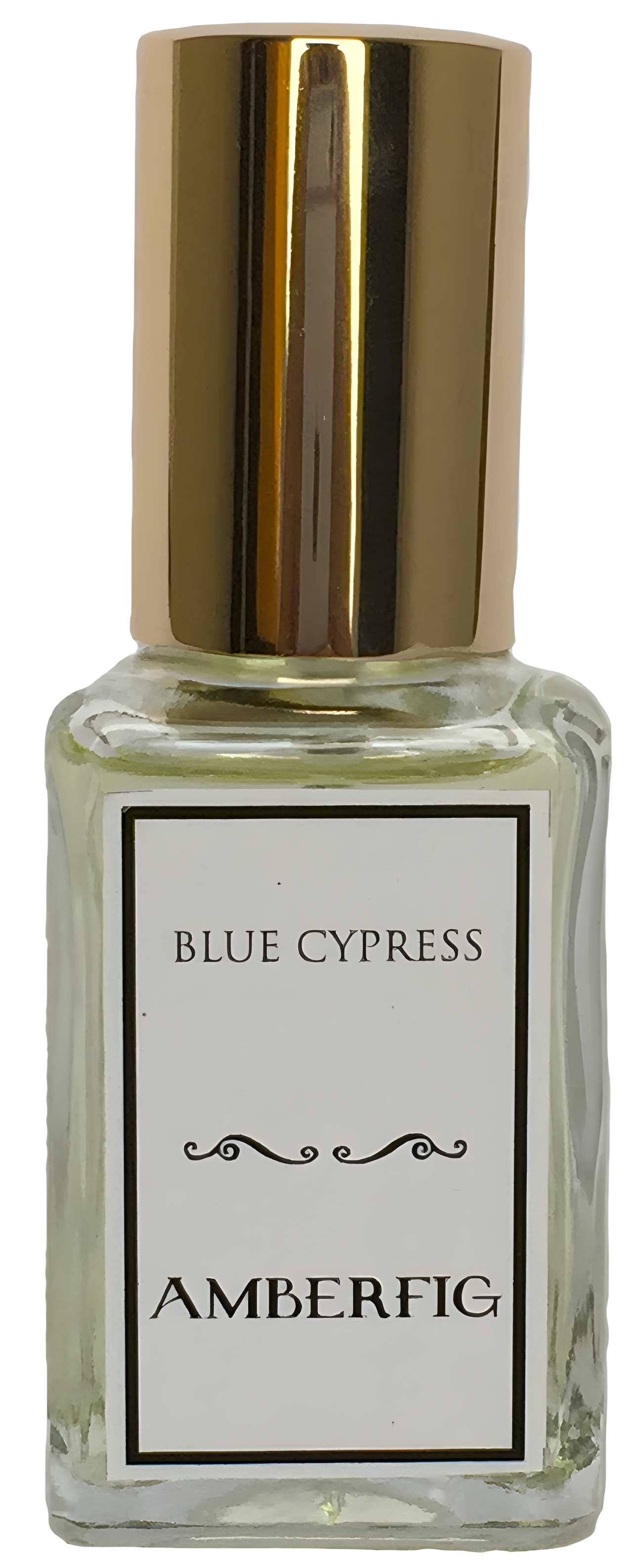 Blue Cypress by Amberfig perfume bottle