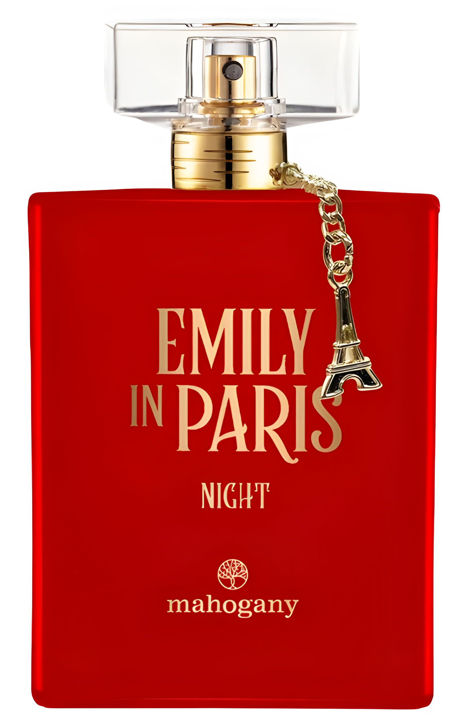 Emily in Paris Night by Mahogany perfume bottle